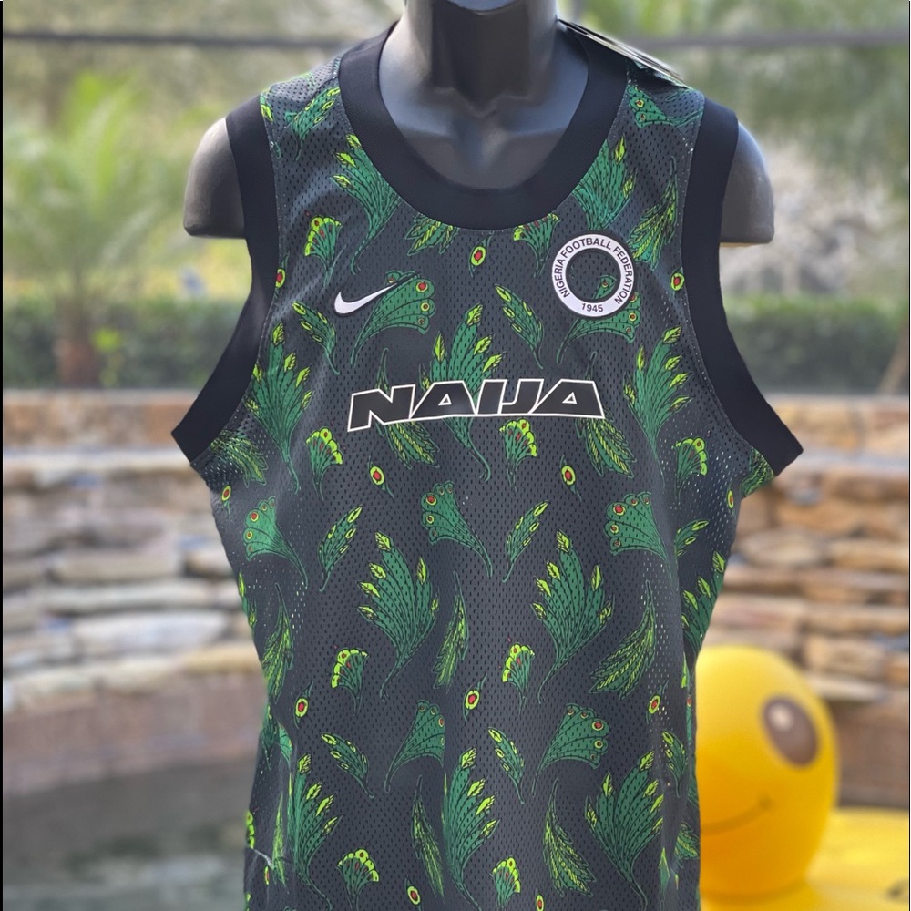 NIKE NIGERIA‎ SOCCER BASKETBALL JERSEY CU1399-302 GREEN